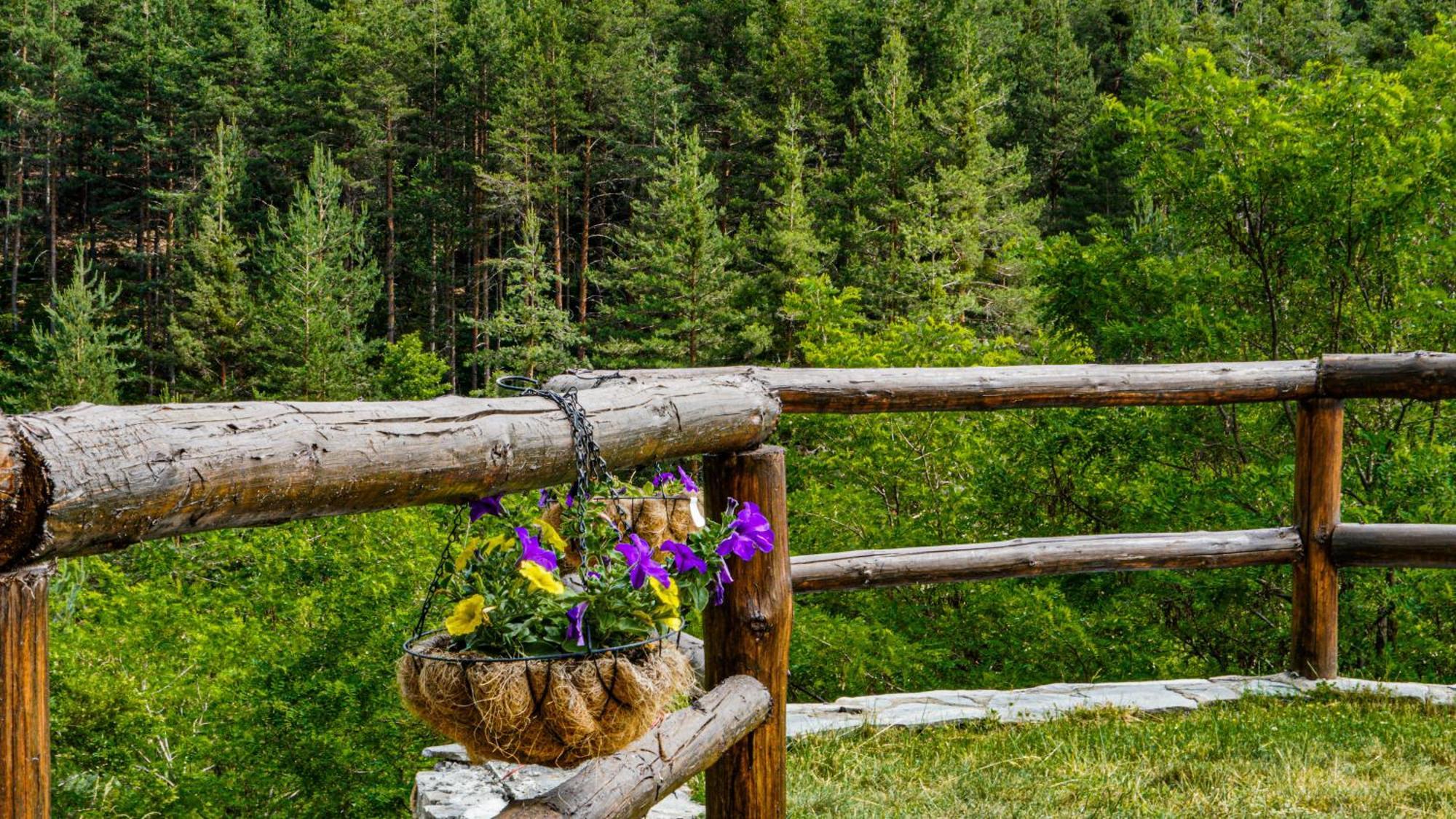 Панорама Хаус Лещен И Еко Къщи Дървена И Землянка ภายนอก รูปภาพ