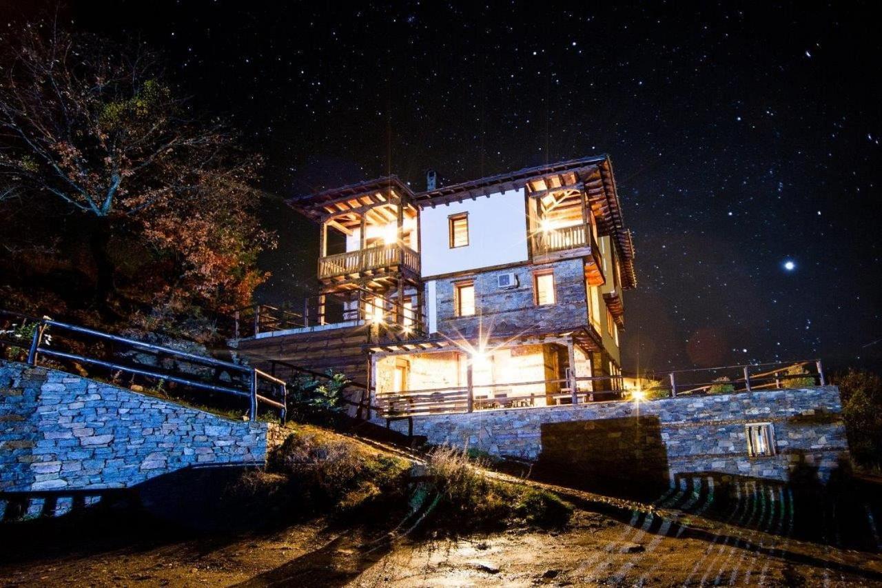 Панорама Хаус Лещен И Еко Къщи Дървена И Землянка ภายนอก รูปภาพ